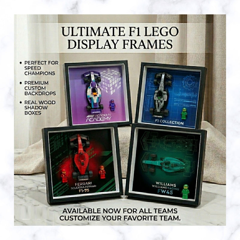 Ultimate F1 Collector’s Series: Custom Shadow Box Display Frames
