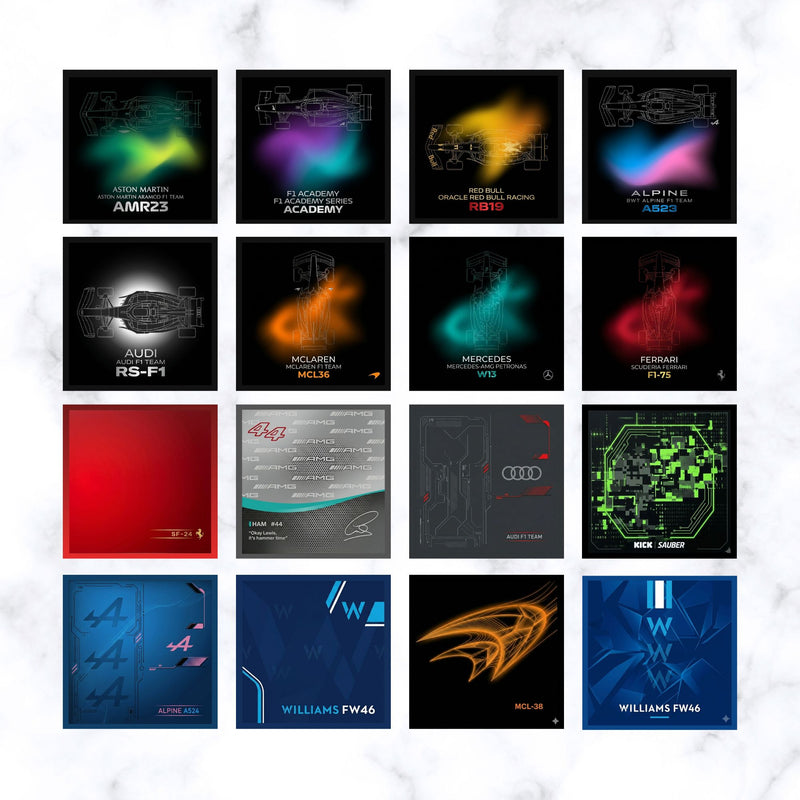 Ultimate F1 Collector’s Series: Custom Shadow Box Display Frames
