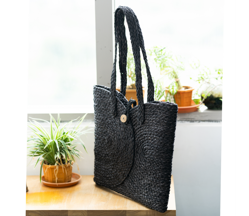 Multi Utility Cloth Lining Bag of Sabai Grass
