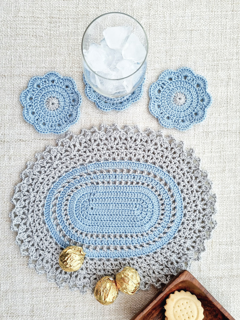 Ice Flower Coasters (set of 6)