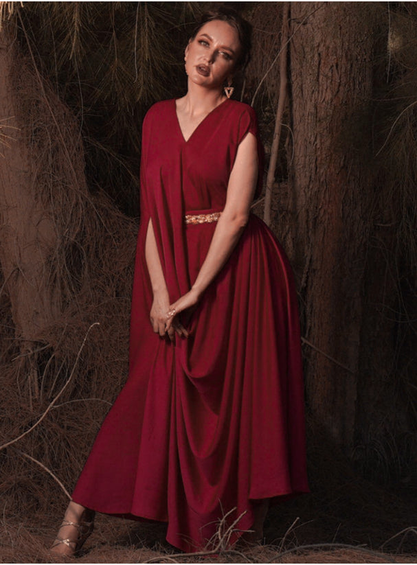 Kaftan Drape - Red