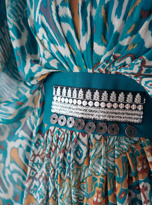 Moroccan Print blue