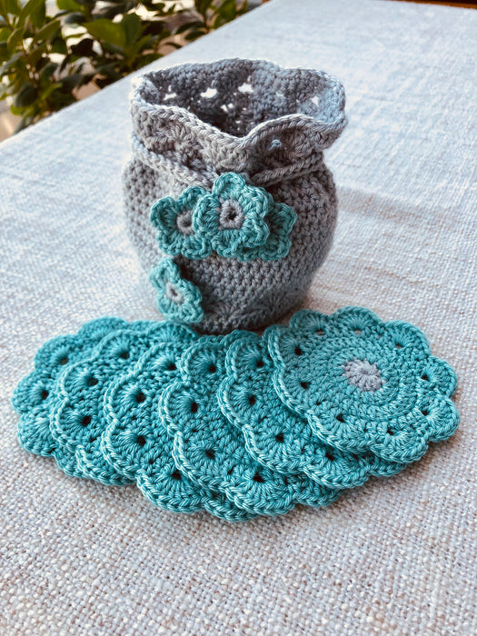 Onyx Flower Potli