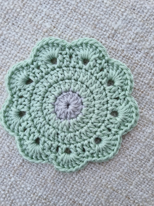 Sage Flower Coasters (set of 6)