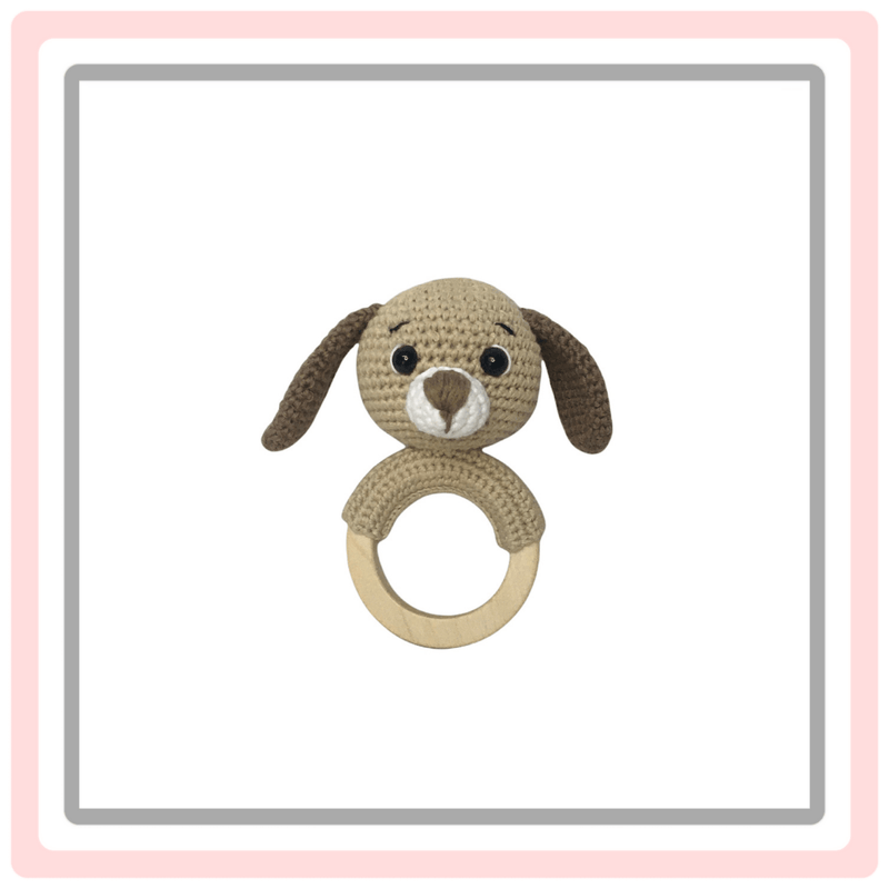 Amigurumi  Dog and Teether