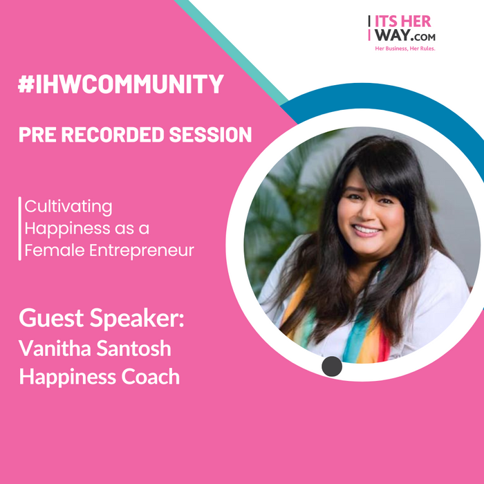 Cultivating Happiness- Pre-Recorded Session by HappiVani